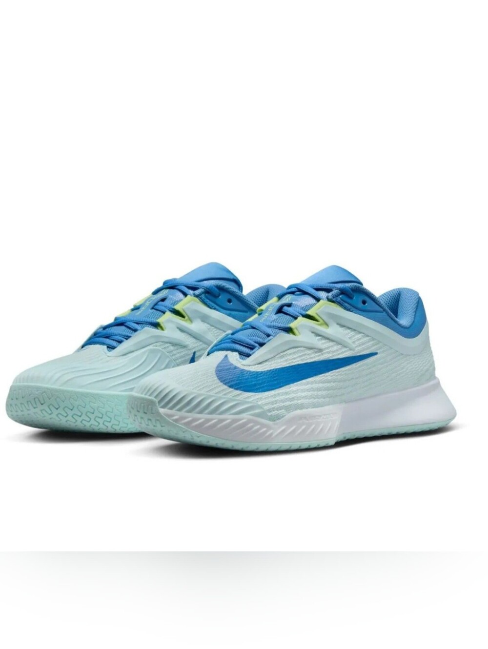 Nike Vapor Pro 3 HC Air Court Zoom Glacier Blue/Blue Beyond/White Star W Sz 7.5